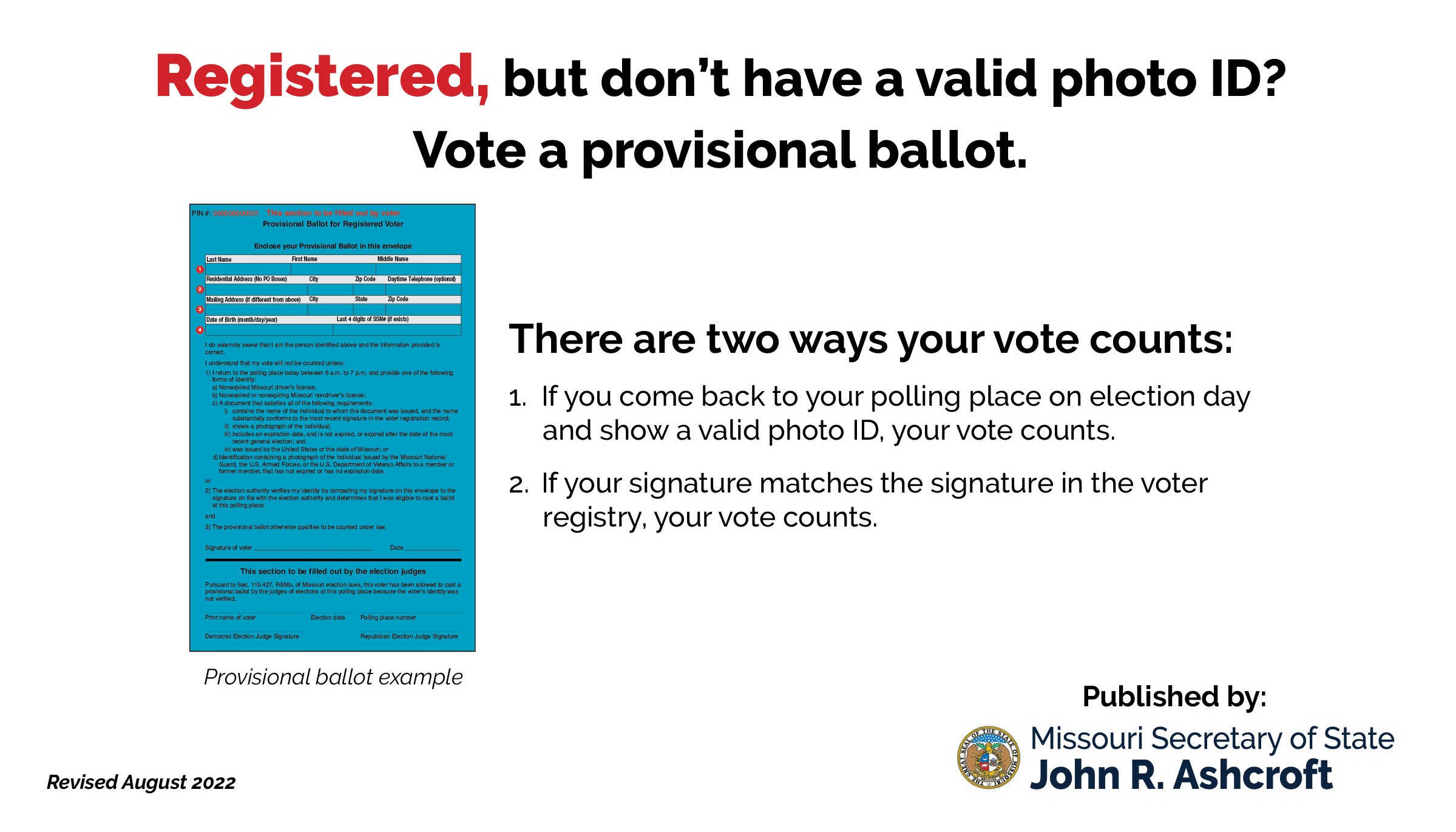 picture of how to vote by provisional ballot